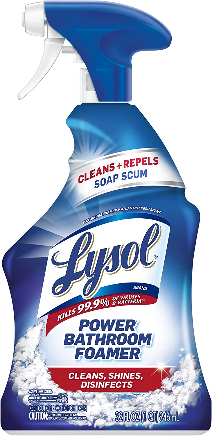 Lysol Bathroom Cleaner Spray - 32 fl oz (1 quart) - Fresh Scent